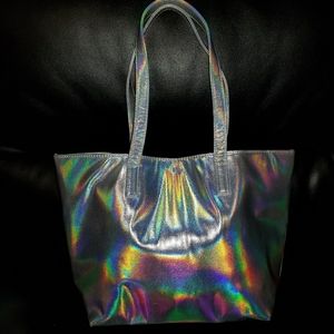 Chi for Ulta Beauty Holographic tote purse